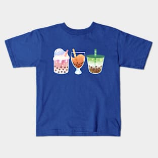 My Favorite Bubble Tea Flavors Kids T-Shirt